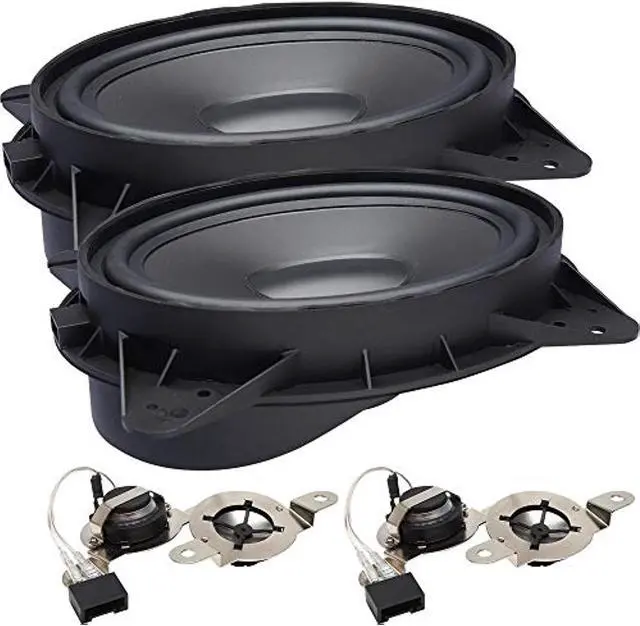 Alt view image 8 of 8 - PowerBass OE69C-TY 6x9" 160W OE Series 2-Way Component Speaker System