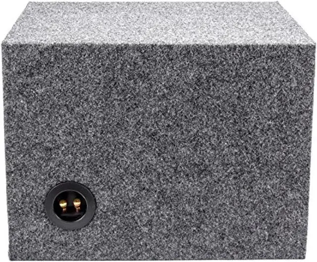 Alt view image 6 of 8 - Qpower QHD110V Empty Woofer Box Single 10" MDF;Vented Bass Box