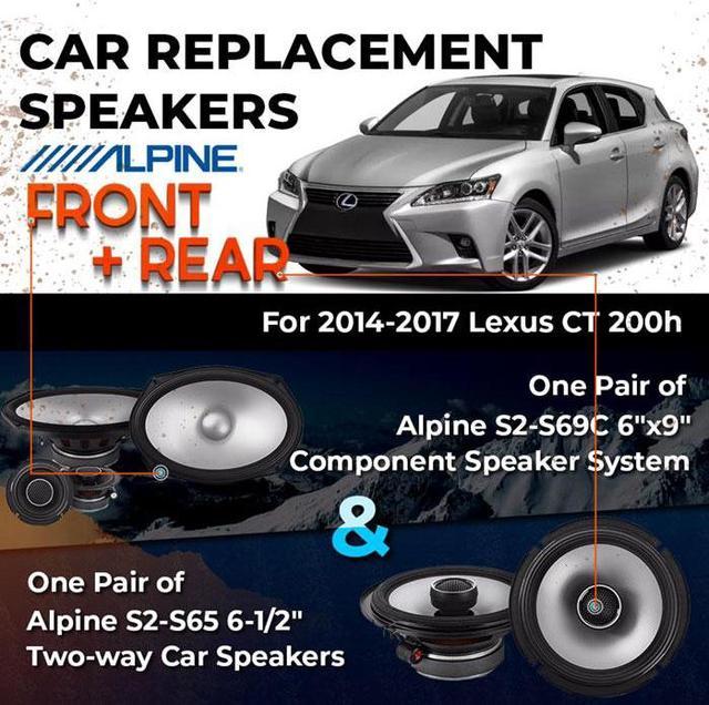 Lexus ct200h hot sale speakers