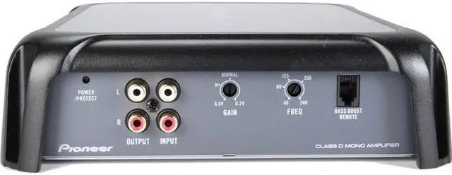 Alt view image 20 of 20 - Pioneer GM-DX871 Class D 1600W RMS Digital Mono Amplifier w/ Wired Bass Remote