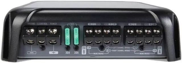 Alt view image 8 of 11 - Pioneer GM-DX874 Class-FD 4-Channel Bridgeable Amplifier