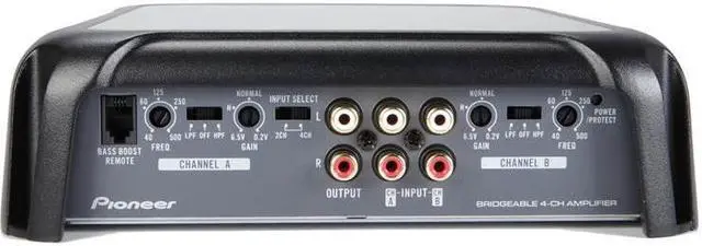 Alt view image 9 of 11 - Pioneer GM-DX874 Class-FD 4-Channel Bridgeable Amplifier