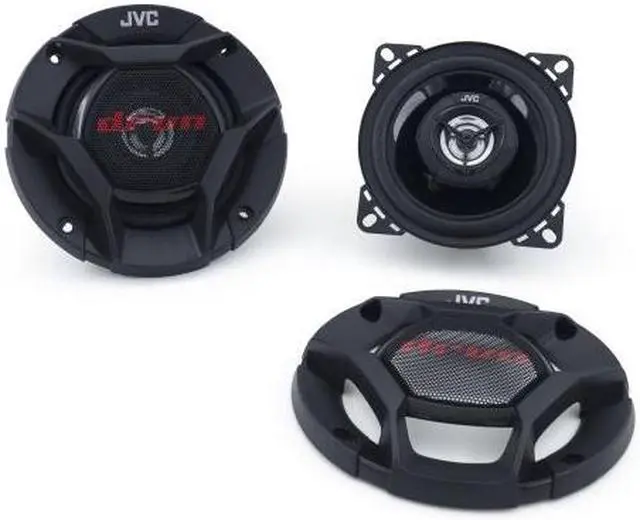 Alt view image 19 of 20 - JVC 4" DRVN CS-DR421 220W Peak (35W RMS) 4" 2-way DRVN Series Coaxial Factory Upgrade Car Speakers (Pair)