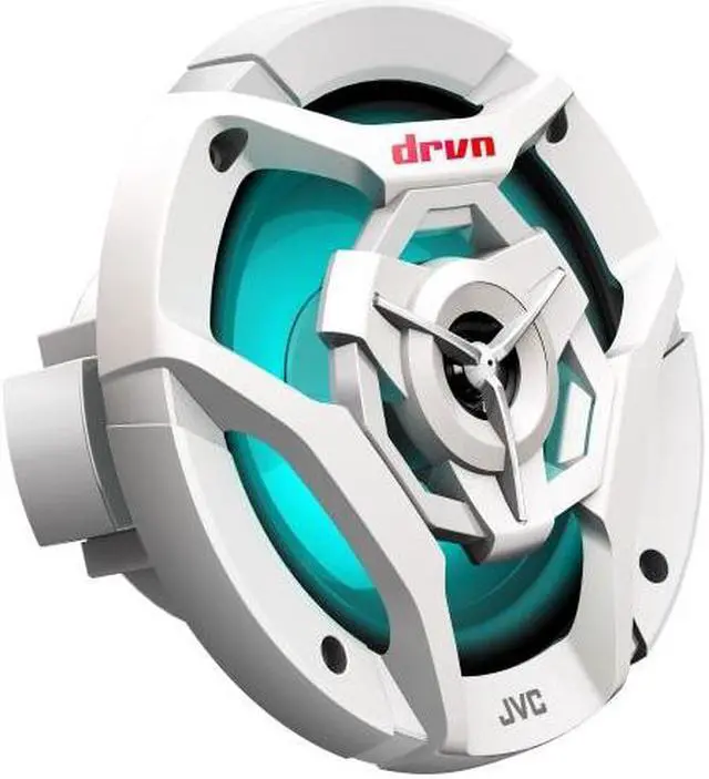 Alt view image 6 of 8 - JVC CS-DR621MWL 6.5inch 2-Way Coaxial Speakers With RGB LED Illumination / Water Resistant (IPX5) / UV Resistant Woofers / Peak Power 260W / RMS Power 75W