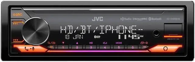 Alt view image 8 of 16 - JVC KD-X480BHS Digital Media Receiver