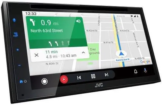 Alt view image 9 of 12 - JVC KW-M875BW 6.8" Multimedia Receiver w/ Apple CarPlay & License Plate Camera