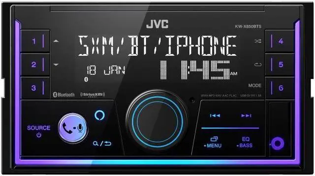 Alt view image 6 of 12 - JVC KW-X850BTS Digital Media Receiver