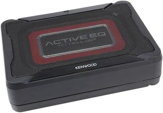 Alt view image 5 of 5 - Kenwood KSC-PSW7EQ Compact Powered Enclosed 160 W Car Audio Subwoofer w/ Remote