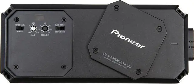 Alt view image 6 of 18 - Pioneer GM-ME300X1C 1-Channel Class-D Weatherproof IP67 Compact Marine Amplifier (Mono)
