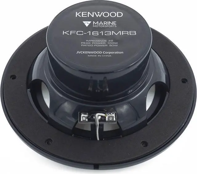 Alt view image 2 of 11 - Kenwood KFC-1613MRB 6.5" Marine/Motorsports 2-Way Speakers - Black
