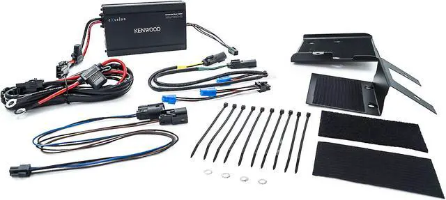 Alt view image 4 of 12 - Kenwood XM160-2 Compact 2-channel amplifier for select 2014-up Harley-Davidson motorcycles  80 watts RMS x 2