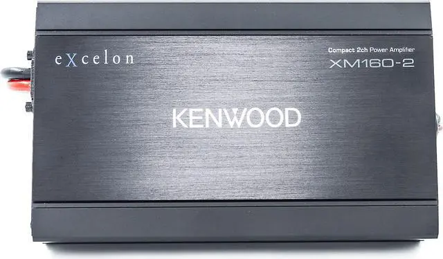 Main image of Kenwood XM160-2 Compact 2-channel amplifier for select 2014-up Harley-Davidson motorcycles  80 watts RMS x 2