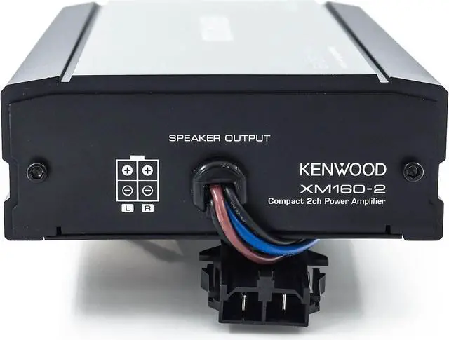 Alt view image 5 of 11 - Kenwood XM160-2-98 Compact 2-Channel Amplifier for select 1998-2013 Harley-Davidson motorcycles - 80 watts RMS x 2
