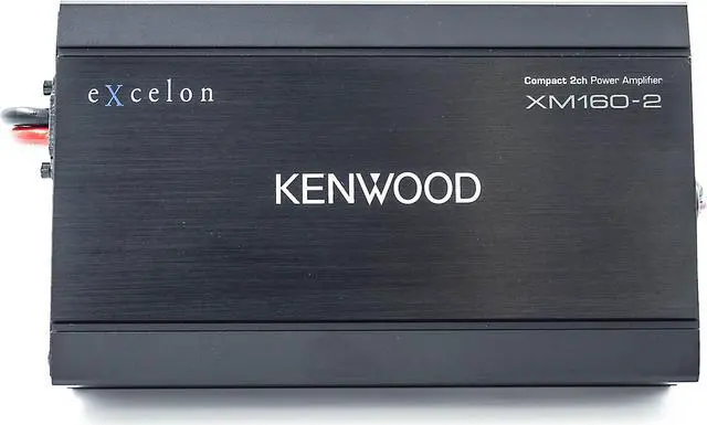 Main image of Kenwood XM160-2-98 Compact 2-Channel Amplifier for select 1998-2013 Harley-Davidson motorcycles - 80 watts RMS x 2