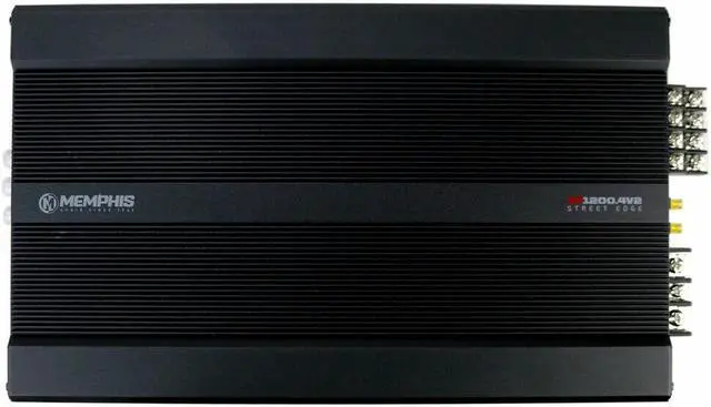 Alt view image 2 of 5 - Memphis SE1200.4V2 4 Channel Street Edge Series Amplifier 85W x 4@2ohm
