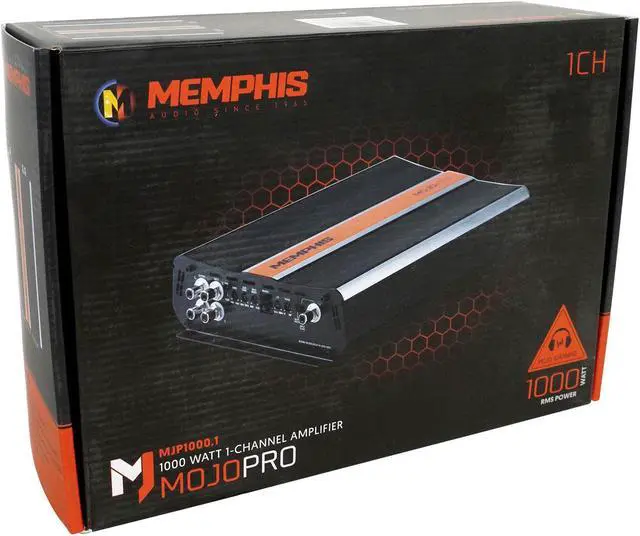 Alt view image 7 of 7 - Memphis MJP1000.1 Monoblock Amplifier 1 x 1000W @ 1ohm