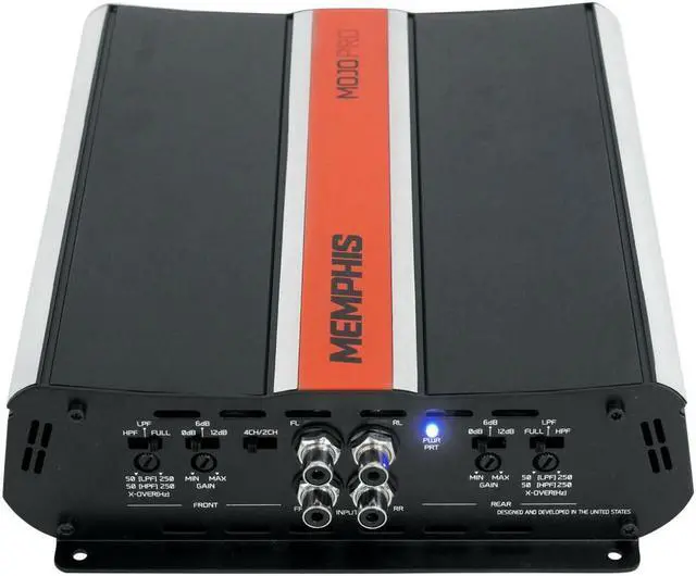 Alt view image 5 of 7 - Memphis MJP800.4 4 Channel Amplifier 4 x 200W @ 2ohm