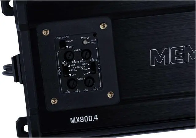 Alt view image 3 of 6 - Memphis MX800.4 4 Channel Powersports Amplifier 4 x 200W @ 2ohm