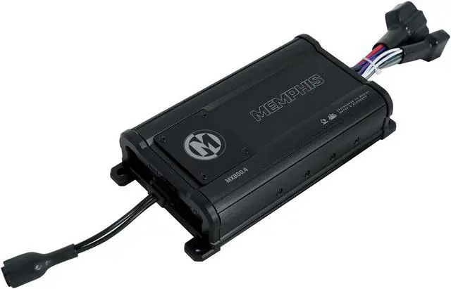 Alt view image 6 of 6 - Memphis MX800.4 4 Channel Powersports Amplifier 4 x 200W @ 2ohm