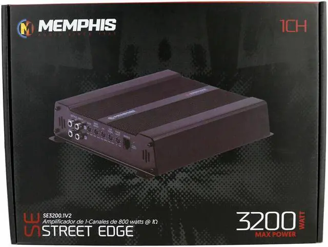 Alt view image 4 of 5 - Memphis SE3200.1V2 Monoblock Street Edge Series Amplifier 550W @2ohm