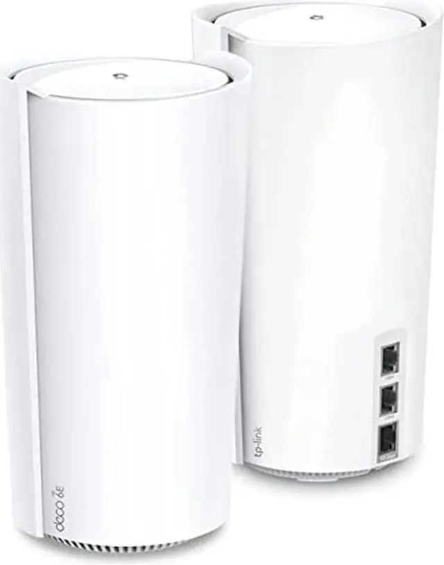 Main image of TP-Link Deco Mesh WiFi AXE11000 Tri-Band WiFi 6E Mesh Network System(Deco XE200) - Replaces Wireless Internet Router and Extender, 10Gbps Ethernet Port, Compatible with Alexa, 2-Pack
