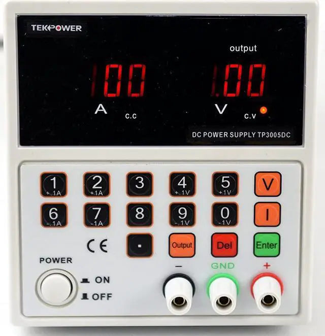 Main image of Tekpower TP3005DC, DC Power Supply 30V 5A,Computer Controlled With Direct Input Set Up,Surge Protection,Higher Precision & Lower Ripple 110V or 220V Input, AC Power Cord Included, Like TP3005D,HY3005D