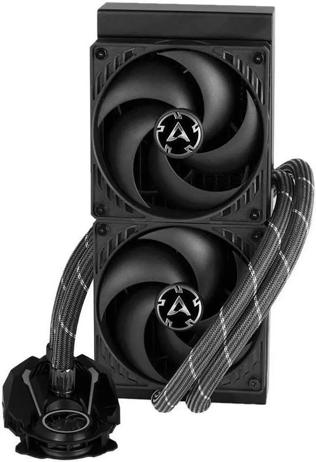 Alt view image 2 of 6 - ARCTIC Liquid Freezer II 240 - Multi Compatible All-in-One CPU AIO Water Cooler, Compatible with Intel & AMD, Efficient PWM Controlled Pump, Fan Speed: 200-1800 RPM (Controlled via PWM) - Black