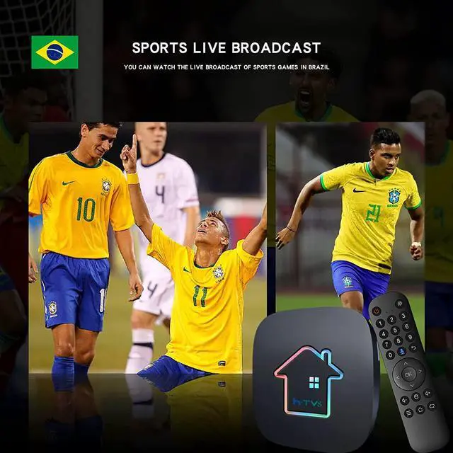 Alt view image 7 of 7 - 2023 Newest H8 HTV8, HTV 7 Updated Box IPTV Brazil More Videos 8K HDR Image Android 11 HDMI 2.0 LAN Multi-Media