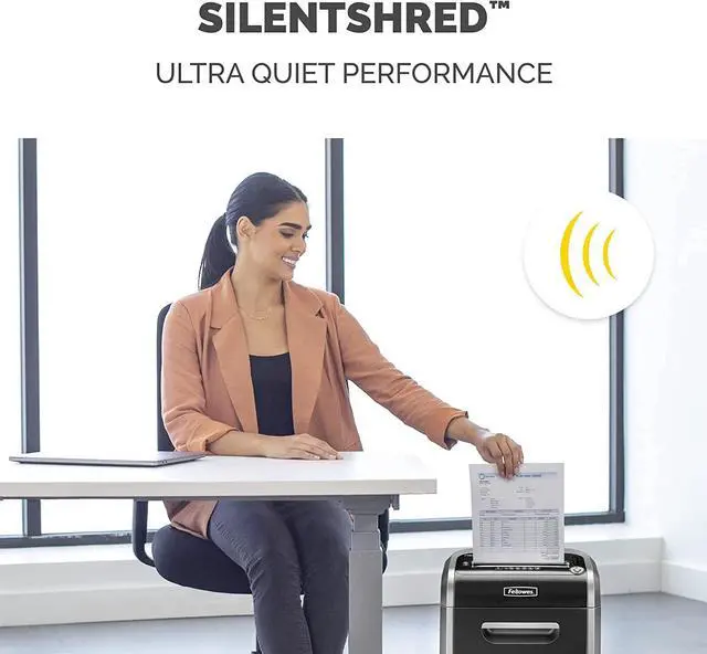 Alt view image 5 of 6 - Fellowes 3227901 Powershred 79Ci 100% Jam Proof Medium, Duty Cross, Cut Shredder, 16 Sheet Capacity, Black/Dark Silver