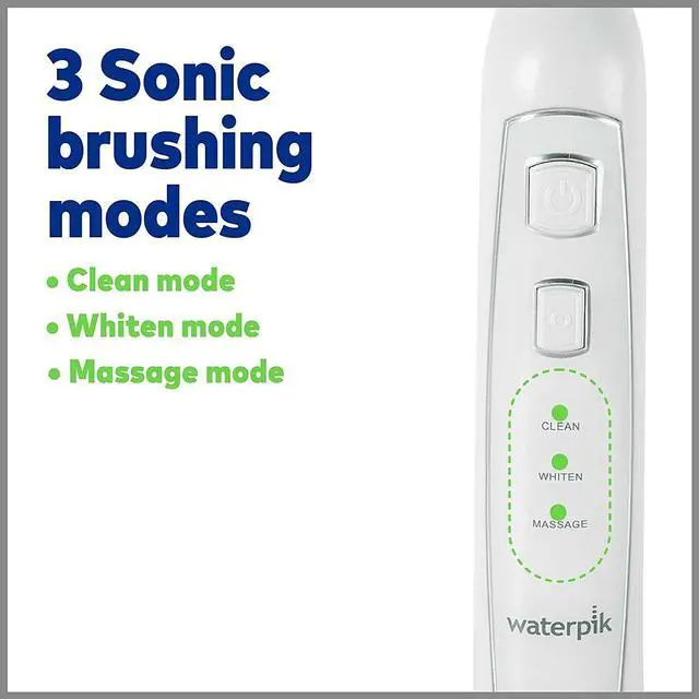 Alt view image 4 of 7 - Waterpik Complete Care 5.0  Water Flosser + Sonic Electric Toothbrush, White