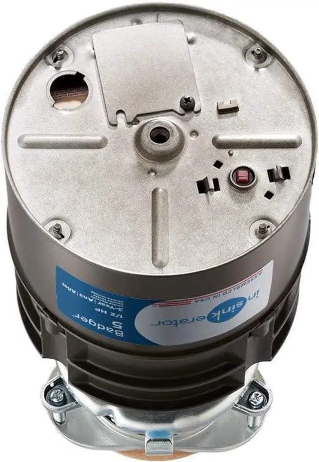Alt view image 3 of 4 - InSinkErator Garbage Disposal, Badger 5, 1/2 HP Continuous Feed,Black