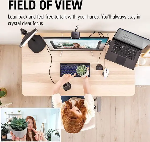 Alt view image 4 of 7 - Elgato Facecam - 1080p60 True Full HD Webcam for Live Streaming, Gaming, Video Calls, Sony Sensor, Advanced Light Correction, DSLR Style Control, works with OBS, Zoom, Teams, and more, for PC/Mac