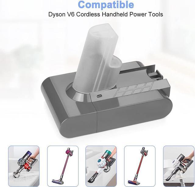 Alt view image 6 of 7 - ANTRobut 21.6V 5000mAh for Dyson V6 Battery Replacement Dyson Battery SV04 SV09 DC59 DC62 DC61 DC58 for Dyson Vacuum Tools