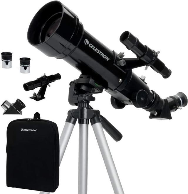 Main image of Celestron - 70mm Travel Scope - Portable Refractor Telescope - Fully-Coated Glass Optics - Ideal Telescope for Beginners - BONUS Astronomy Software Package