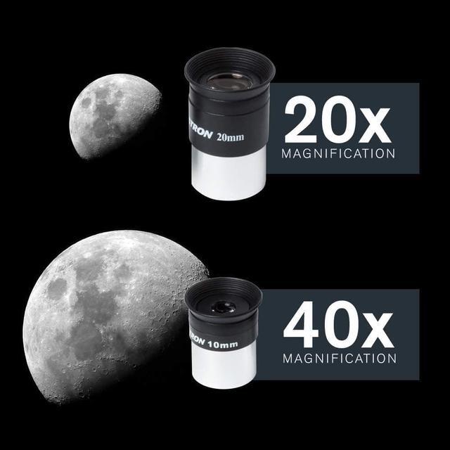Alt view image 7 of 7 - Celestron - 70mm Travel Scope - Portable Refractor Telescope - Fully-Coated Glass Optics - Ideal Telescope for Beginners - BONUS Astronomy Software Package