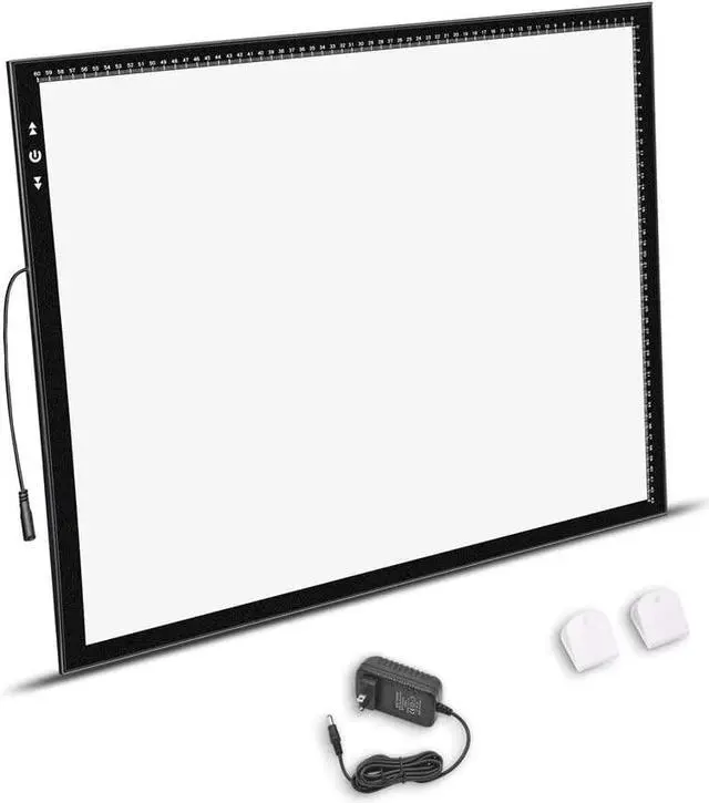 Main image of HSK A2 Artist tracing Light Box Copy Table,12V2A Adapter Power Dimmerable 5000 Lux Lock Button Artcraft Light Pad for Tatto Drawing, Sketching, Animation,Diamond Painting