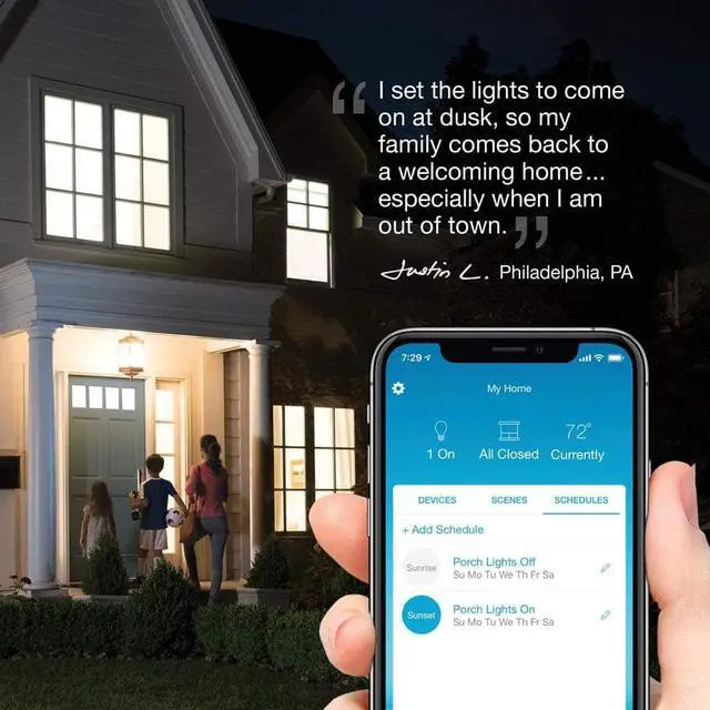 Alt view image 6 of 7 - Lutron Caséta Wireless Smart Lighting Dimmer Switch Starter Kit with Caséta Smart Hub and Pico Bracket | Works with Alexa, Google Assistant, Ring, Apple HomeKit | P-BDG-PKG1W-A