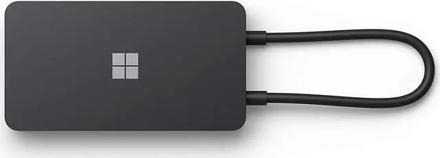 Alt view image 7 of 7 - Microsoft USB-C Travel Hub - Multiport Adapter with VGA, USB, Ethernet, HDMI Ports. Compatible with USB-C Laptops/PCs