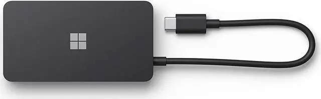 Alt view image 6 of 7 - Microsoft USB-C Travel Hub - Multiport Adapter with VGA, USB, Ethernet, HDMI Ports. Compatible with USB-C Laptops/PCs
