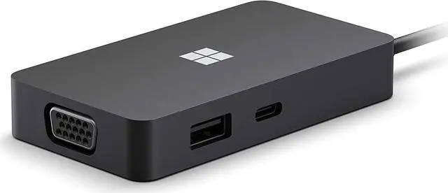 Alt view image 5 of 7 - Microsoft USB-C Travel Hub - Multiport Adapter with VGA, USB, Ethernet, HDMI Ports. Compatible with USB-C Laptops/PCs