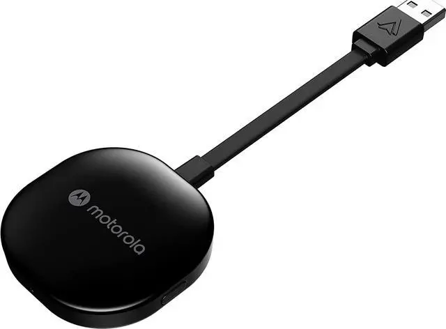 Main image of Motorola MA1 Wireless Android Auto Car Adapter - Instant Connection from Smartphone to Car Screen with Easy Setup - Direct Plug-in USB Adapter - Secure Gel Pad Included