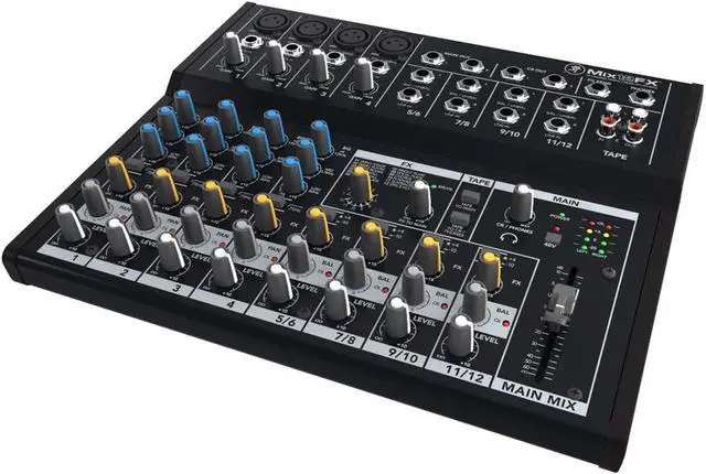 Alt view image 4 of 4 - Mackie Mix Series Mix12FX 12-Channel Effects Mixer