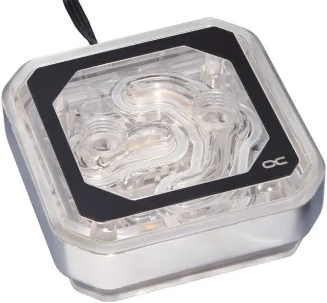 Alt view image 2 of 6 - Alphacool Eisblock XPX Aurora CPU Water Block, Digital RGB, Chrome/Plexi