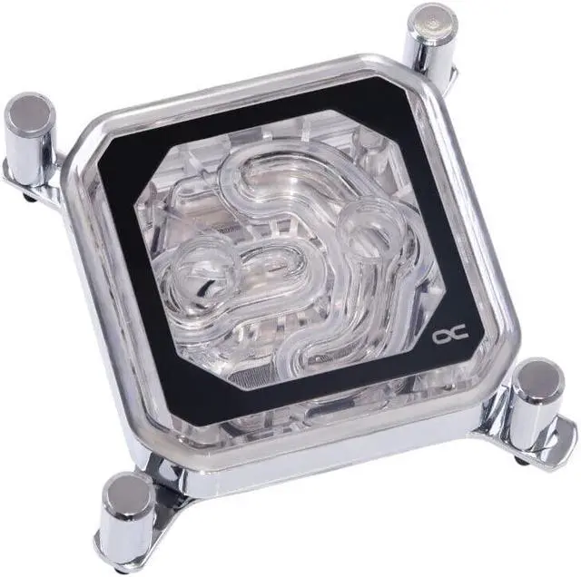Alt view image 5 of 6 - Alphacool Eisblock XPX Aurora CPU Water Block, Digital RGB, Chrome/Plexi