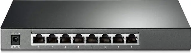 Main image of TP-Link TL-SG2008 V3 8 Port Gigabit Smart Managed PoE-In Switch Omada SDN Integrated IPv6 Static Routing L2/L3/L4 QoS, IGMP & Link Aggregation Limited Lifetime Protection Black