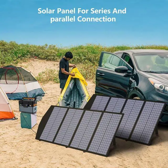 Alt view image 5 of 6 - ALLPOWERS 18V140W Foldable Solar Panel Portable Generator Charger for Camping