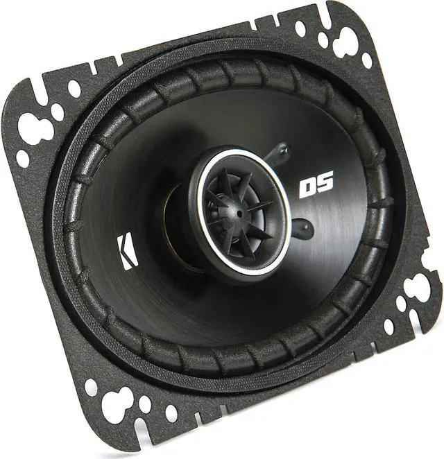 Alt view image 2 of 4 - Kicker DS Series 4x6" 2-way Coaxial Car Speakers - 43DSC4604