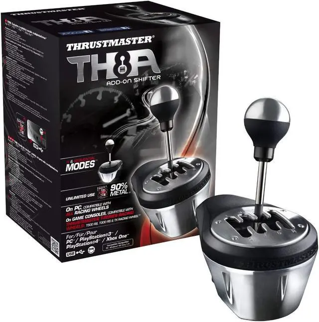 Alt view image 4 of 7 - Thrustmaster TH8A Shifter (PS5, PS4, XBOX Series X/S, One, PC)