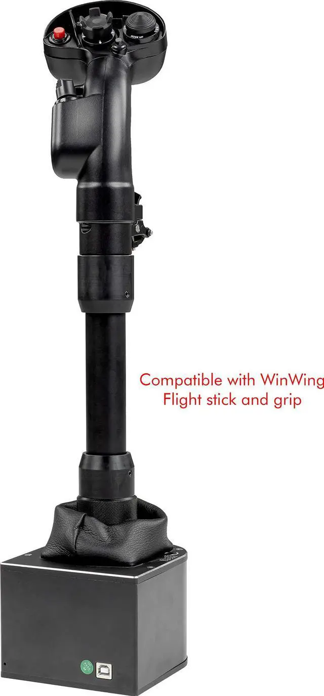 Alt view image 3 of 7 - Flight Stick Grip Extension Kit Configuration #7 for Thrustmaster Warthog, F-16C Viper HOTAS, F/A 18, VirPil and WinWing Flight Sticks