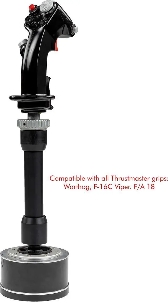 Alt view image 2 of 7 - Flight Stick Grip Extension Kit Configuration #7 for Thrustmaster Warthog, F-16C Viper HOTAS, F/A 18, VirPil and WinWing Flight Sticks